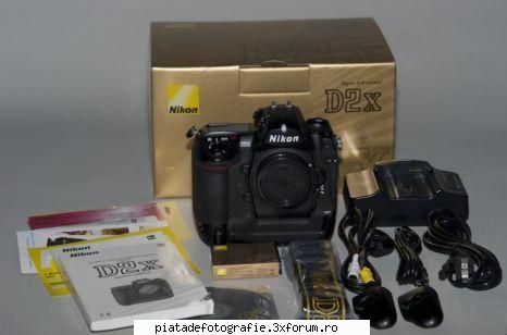 vand nikon d2x kit nikon d2x kit nikkor 18-70dx ,stare impecabila ,pachet trase 25.000 ,arata