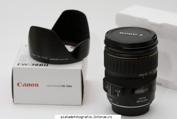 canon 28-135 f/3.5-5.6 usm parasolar canon ew-78bii img01