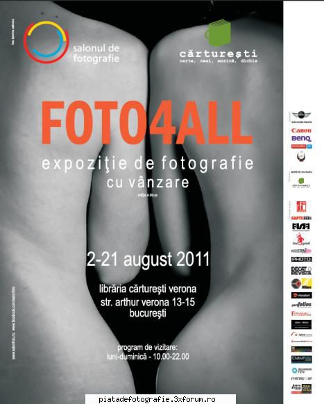 Expozitia FOTO4ALL la Carturesti Verona - Cea de-a doua ediţie a - Concursuri, expozitii, targuri