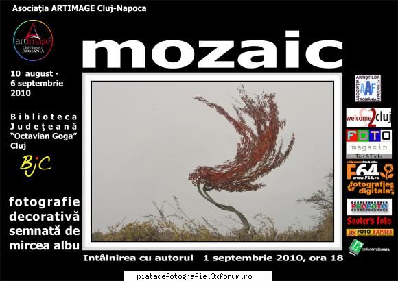 Expozitia de fotografie decorativa MOZAIC - In luna august Asociatia - Concursuri, expozitii, targuri