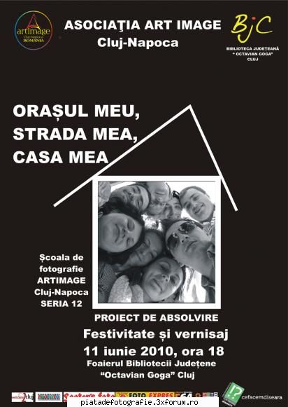 Invitatie Absolvire Seria 12 Scoala de Fotografie - Orasul meu, strada mea - Concursuri, expozitii, targuri