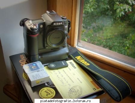 Nikon D80 + telecomanda ML-L3 + 8GB SDHC (garantie) - Vand urmatorul pachet format din body - Vanzari foto