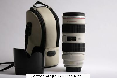 Obiectiv Canon EF 70-200mm F2,8L IS USM. - Obiectiv Canon EF 70-200mm F2,8L IS USM. Foarte - Vanzari foto