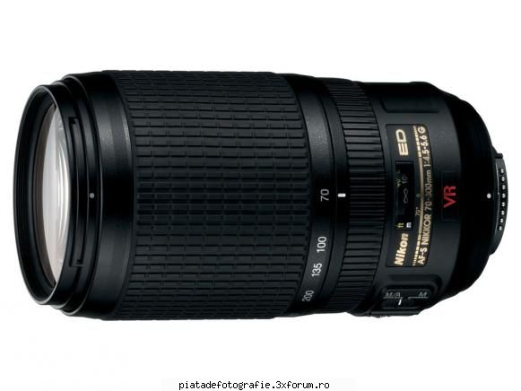 Vand Nikon AF-S 70-300mm f/ VRII - m-am decis sa-l vand din nou! Pret 1350 RON - Vanzari foto