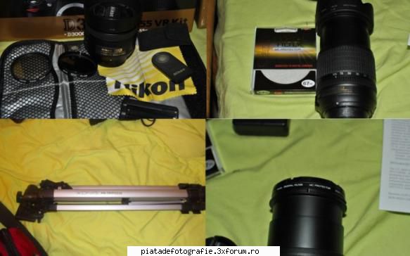 Vand Nikon D3000 + obiectiv Nikon Ron - Body Nikon D3000 cumparat de nou de la F64 din - Vanzari foto