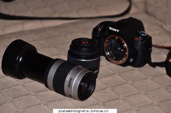 Vand Sony a290 - Vand Kit Sony Alpha 290, cca 6000 cadre, il am de - Vanzari foto