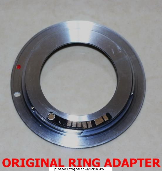 Vand inel adaptor M42/CANON EOS confirmare focus - Vand inel adaptor original confirmare focus - Vanzari foto