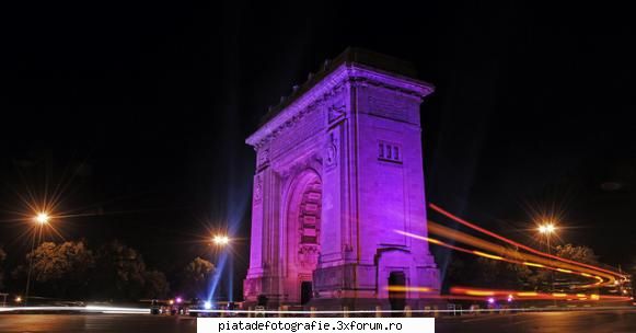 city lights - Arcul de Triumf - Foto-comment