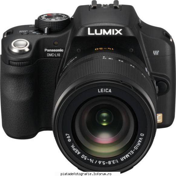 d-slr kit de eceptie,live view,ecran rabatabil,etc... - Kit Panasonic Lumix DMC L10, o camera - Vanzari foto