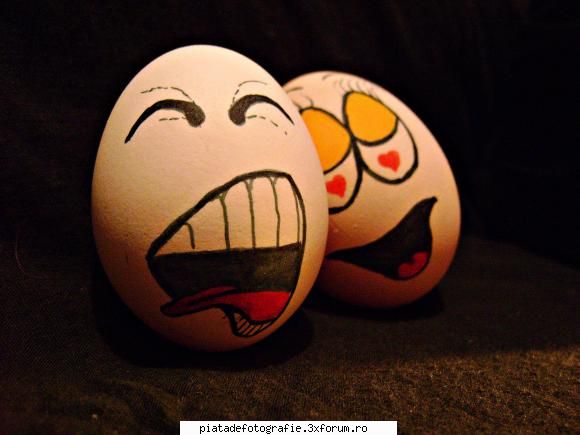funny eggs - din lipsa de ocupatie m`am "jucat" putin cu - Foto-comment