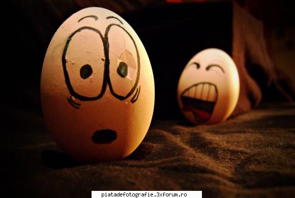 funny eggs - "don`t beat me please" =( - Foto-comment
