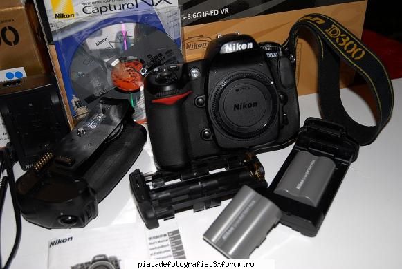 nikon d300 cu grip original si 2 bat - nikon d300 cu grip original si 2 bat card cf 4 - Vanzari foto
