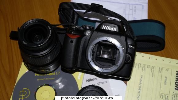 nikon d40 kit - nikon d40 kit nikkor 18-55 manual,cd soft capac - Vanzari foto