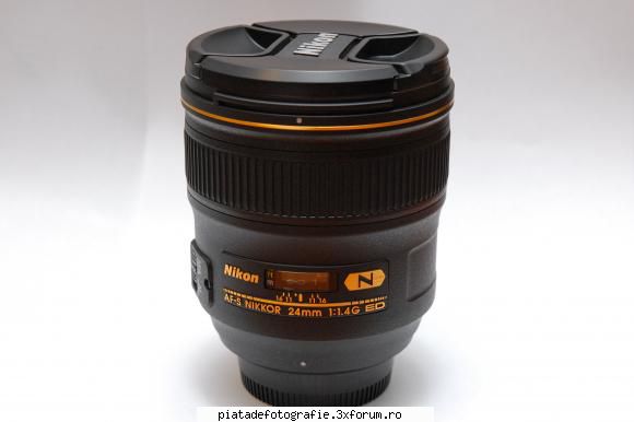 vind nikon 24 f/1.4 - Vind obiectiv nikon 24 f/1.4, nou cu chitanta si - Vanzari foto