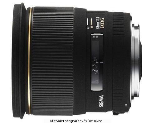 wide fix,pt canon eos - sigma 28mm F1.8 DG MACRO EX AF aspherical montura - Vanzari foto